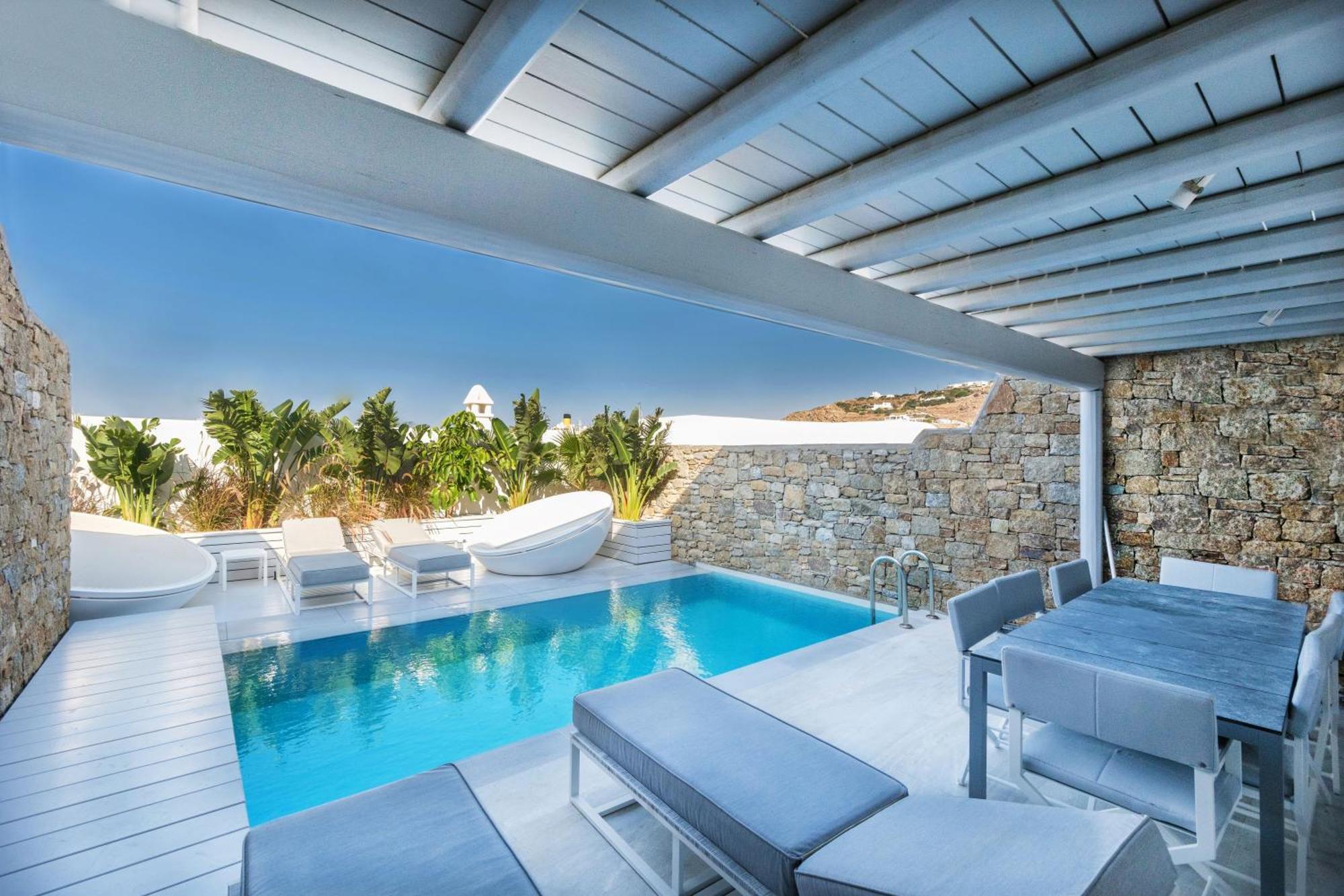 Mykonos Riviera Hotel & Spa, A Member Of Small Luxury Hotels Of The World Tourlos Exterior photo